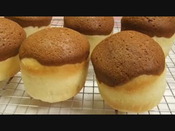 【255作】プリンパン作ってみた【パン作成】