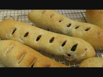 【257作】ベーコンズッキーニドッグ作ってみた【パン作成】