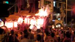 大阪市平野郷杭全神社の夏祭り（だんじり祭り）2