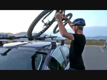 自転車でパルクール！