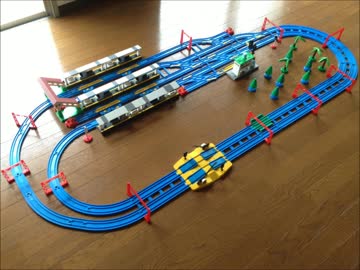 【プラレール】三面四線の駅の作り方を考える