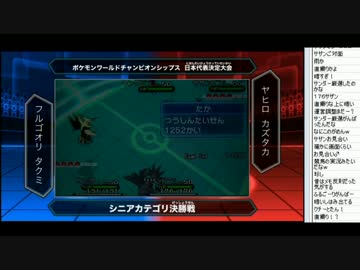 【ポケモン】WCS2014 シニア決勝（コメント付き）