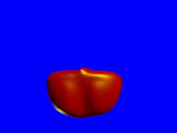 動くりんご（３Ｄ）