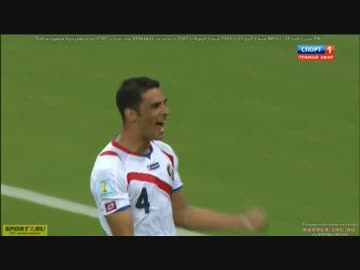 【完全版】【FIFA W杯】コスタリカ vs ギリシャ【ゴール + PK!!編】