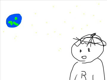 青い惑星 - ラップするマン