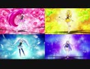 ハピプリ４人変身ー四分割Ver.