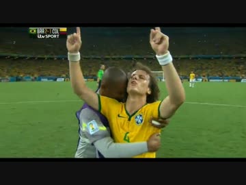 2014 FIFAﾜｰﾙﾄﾞｶｯﾌﾟ コロンビア VS ブラジル ハイライト