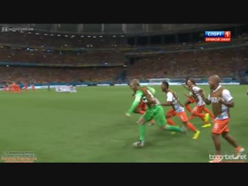 【高画質】【FIFA W杯】オランダ vs コスタリカ【ハイライト!!編：TV版】