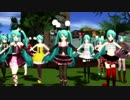【MMD】ミクだらけの「ハッピートラップ」【らぶ式】