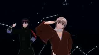【MMD銀魂】5年後沖田さんと新八さんでロゼッタ