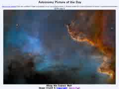 2014年 7月3日 ｢はくちょう座の壁に沿って｣-Astronomy Picture of the Day