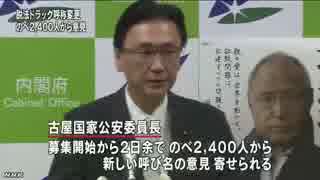 「脱法ドラッグ」新呼称 ２４００人から意見