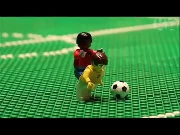 ひざ蹴りも再現！レゴによるブラジル対コロンビア戦が凄いと話題に！