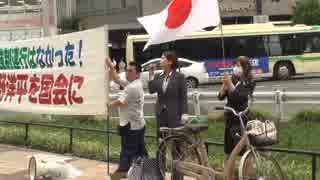 7月8日 京都朝鮮学校公園不法占拠事件 民事判決日 街宣 in 梅田 1-4