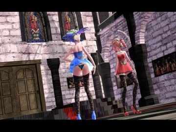 【MMD】BF Miku&amp;Teto「ウィッチとラプンツェル ロミシン替え歌」