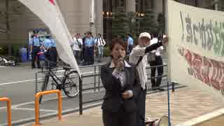 7月8日 京都朝鮮学校公園不法占拠事件 民事判決日 デモ行進 in 大阪 1-4