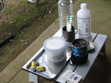 池でラーメン作ってきたよ！【一級河川ツーリング編2】