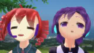 ぽかぽかで気持ちよくなって歌いだすテトとデフォ子