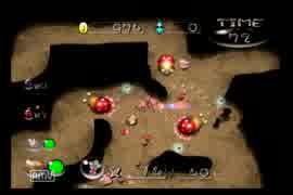 ピクミン2チャレンジモード　赤の洞窟　18847