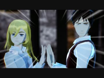 【進撃のMMD】13巻のエレンっぽい人とクリスタっぽい人が踊るだけの動画