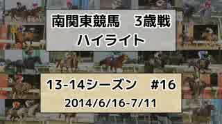 南関東競馬3歳戦ハイライト【13-14シーズン#16】