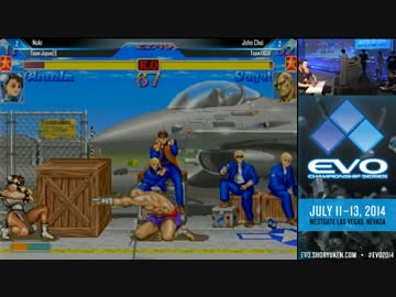 EVO2014 day2 スパ2X 3on3 X-ManiaUSA TOP8 Japan1(ウメヌキときど) vs OGSF