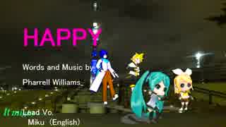 Happy（Pharrell Williams)　feat.the VOCALOs