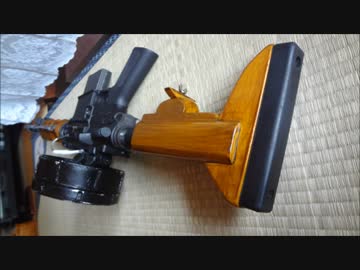 自作M４をザクマシンガン風にしてみた、ストック編