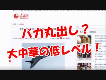 【バカ丸出し？】 大中華の低レベル！