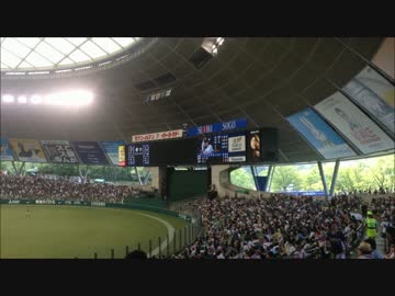 【小倉唯】3回裏場内アナウンス