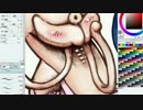 シドニアの騎士のテルルとつむぎを描いてみた！