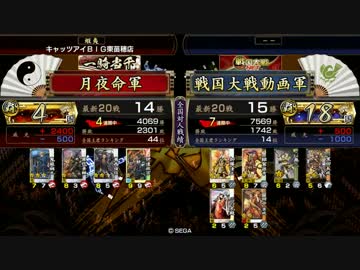 戦国大戦　とりま政宗で頑張ってみた 2.2D 覇4国
