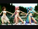 【MMD】ビキニのルカ・ミク・MEIKOで「Gravity=Reality」