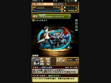 【パズドラ】五右衛門参上！ 超地獄級 ヨウ君の水バランスPT