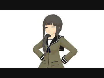 【第13回MMD杯予選】とある軽巡との思い出【MMD艦これ4コマ】