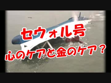 【セウォル号】 心のケアと金のケア？