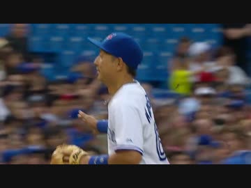 ムネリン、好守でダブルプレー