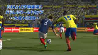 FIFA14【字幕実況】　パラレルワールドカップ　～大会14日目～