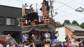 佐原の大祭【2014 夏】初日 寺宿町 のの字廻し
