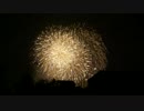 自宅庭から見る花火