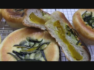 【279作】かぼちゃパン作ってみた【パン作成】