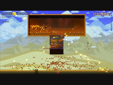 【terraria1.2.4.1】frostmoon用戦場作り