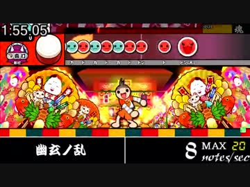 幽玄ノ乱の秒間密度を計ってみた