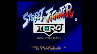PS2　ストリートファイターZEROファイターズジェネレーション　OP集