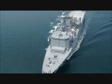 海上自衛隊　in   来島海峡　2014　夏　掃海母艦　ぶんご