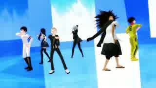 【ダンガンロンパ1・2風】夏生まれのキャラで積乱雲グラフィティ【MMD】