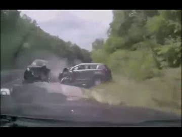 ※自動車事故の恐怖映像※　no1