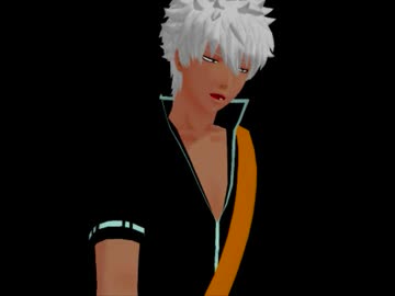 【MMD銀魂】クロ銀と高杉でBadApple【最後の予告？っぽいもの】