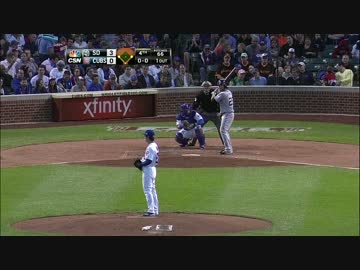 和田、敵チームのスクイズを阻止する