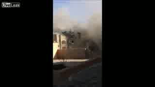 【音量注意】 ガザ地区への爆撃